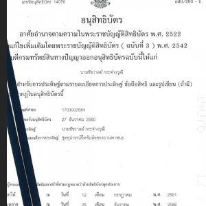 ขายอนุสิทธิบัตรชุดอุปกรณ์ยึดจับล้อของยานพาหนะ